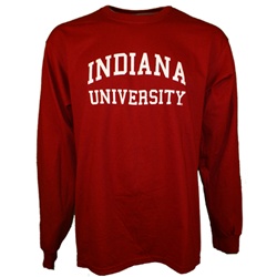 Indiana Hoosiers Red Practice Long Sleeve T Shirt